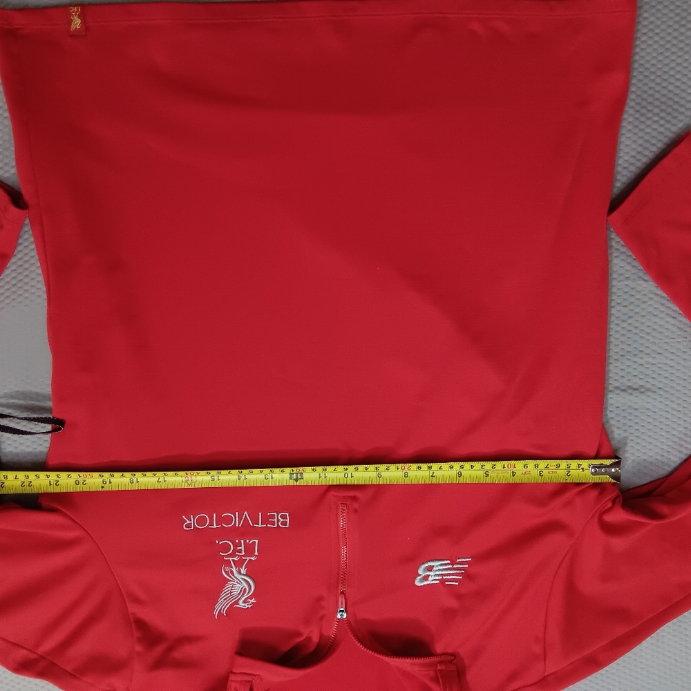 New Balance Red Performance Jacket - Picture 6 of 8